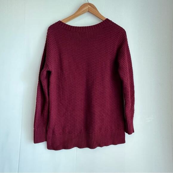 United by Blue red knit sweater long sleeve responsible durable goods size small - Picture 3 of 9